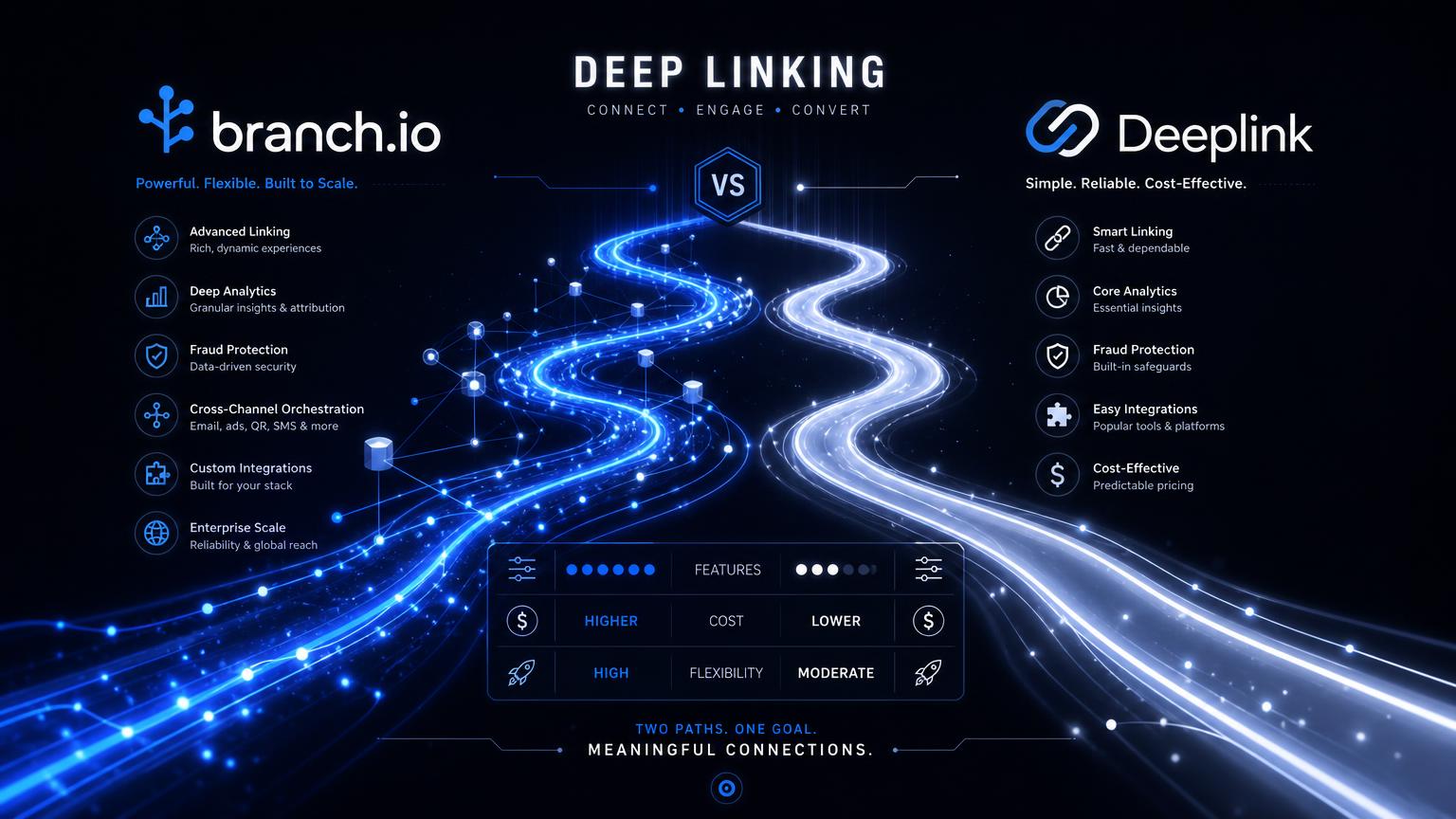Branch.io vs Deeplink: Feature and Cost Analysis